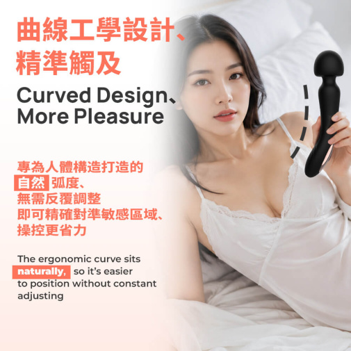KIKO - Titan Power 极劲手持按摩棒 - 黑色 照片