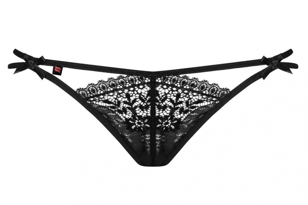 They encourage to the play. They tempt and seduce - and you ... Obsessive - Intensa Double Thong - Black - L/XL photo-10