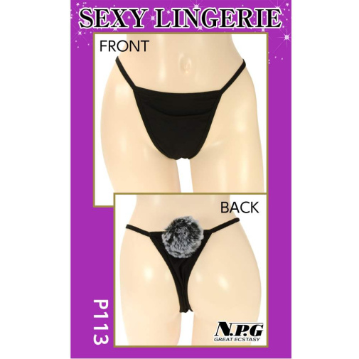 NPG - P113 Tail Thong - Black 照片