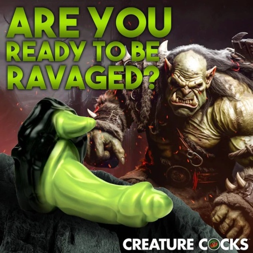 Creature Cocks - Orc Dildo - Green photo