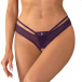 Obsessive - Vibres Crotchless Thong - Purple - L/XL photo