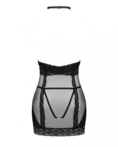 Obsessive - Lacrisia 連身裙 - 黑色 - 加大碼/雙加大碼 照片