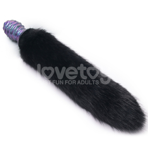 Lovetoy - Mysti Tail Anal Plug - Purple  photo