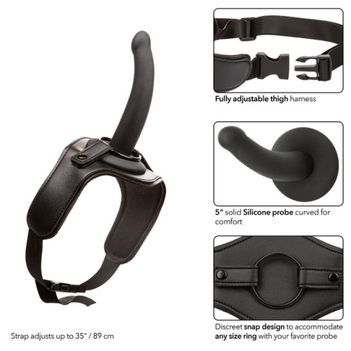 CEN - Onyxxx Thigh Strap-On - Black photo
