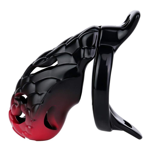 FAAK - Dragon Resin Chastity Cage M - Black photo