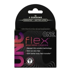 One Condoms - Flex Ultra Thin Condoms 3's Pack photo