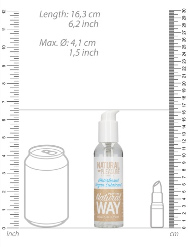 Natural Pleasure - Vegan Water-Based Lube - 150ml photo