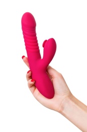 JOS - Seri Tapping Rabbit Vibrator - Pink photo