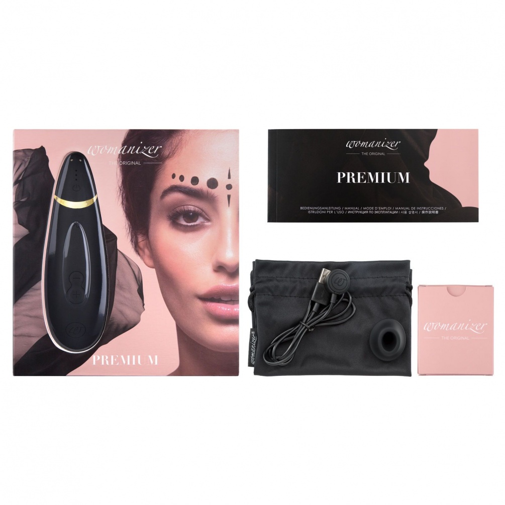 The Womanizer Premium – with the patented Pleasure Air Techn... Womanizer - Premium Massager - Black photo-9