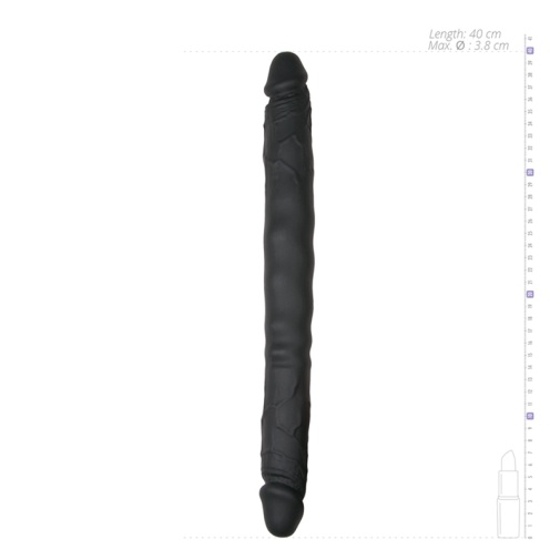 Easytoys - Double Ended Realistic Dildo - Black photo