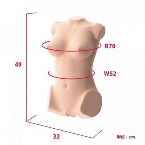 SSI - Real Body Yura D-cup 内骨骼自慰器 - 11kg 照片