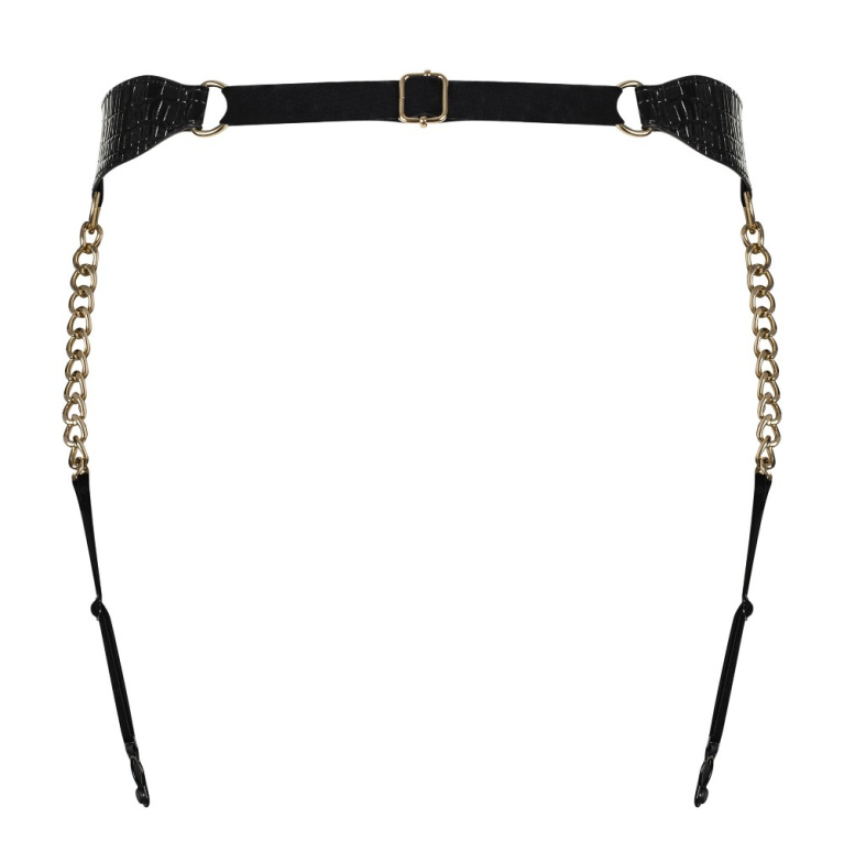 Obsessive - A767 吊袜带 - 黑色 - 大码/加大码 照片