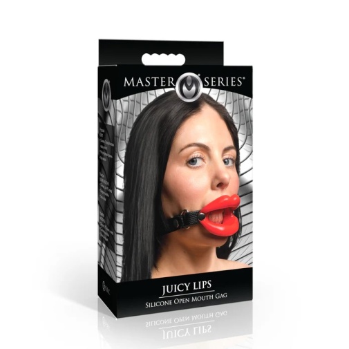 Master Series - Juicy Lips 性感嘴唇開口堵嘴 - 紅色 照片