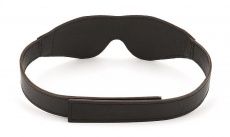 Liebe Seele - Leather Blindfold - Brown photo