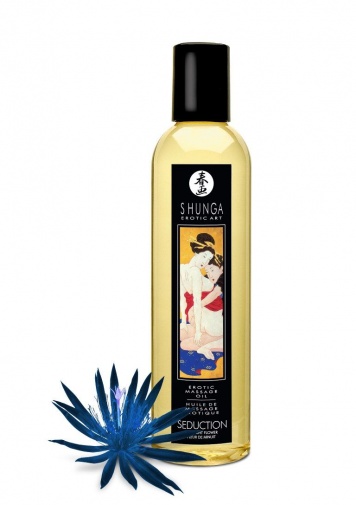 Shunga - Seduction Massage Oil Midnight Flower - 250ml photo
