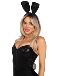 Leg Avenue - Bunny Costume Kit 2pcs - Black 照片