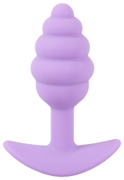 Cuties - Grooved Mini Butt Plug - Purple 照片
