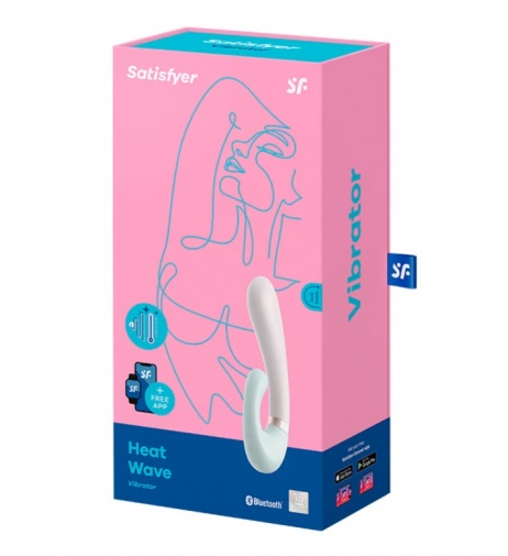 Satisfyer - Heat Wave 热感震动棒 - 薄荷绿 照片