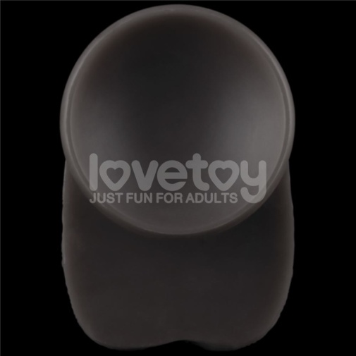 Lovetoy - 16" Dual Layered King Sized Cock - Black photo