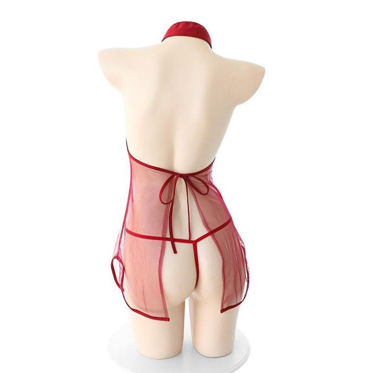 Costume Garden - GB-557 透视旗袍 M - 红色 照片