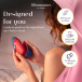 Womanizer - Next Liberty 3D Pleasure Air Stimulator - Bordeaux photo-4