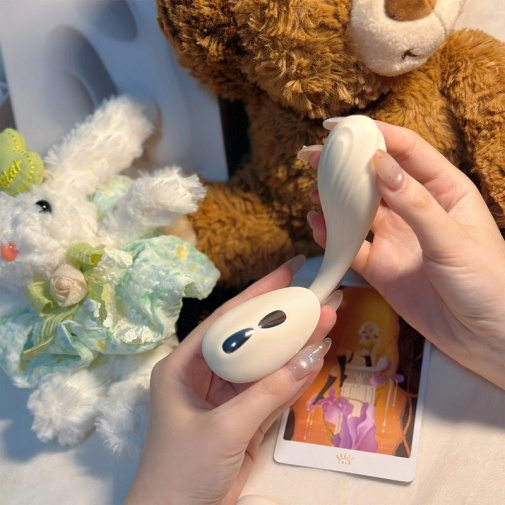 Zalo - Deya Wearable Vibrator - Ivory White photo
