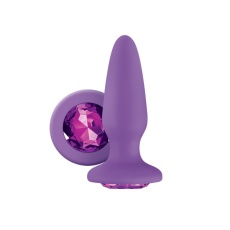 NS Novelties - Glams Gem Plug - Purple  photo