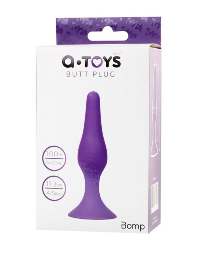 A-Toys - Butt Plug M - Purple photo