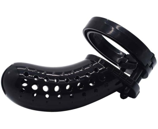 FAAK - Plastic Chastity Cage 23 - Black 照片