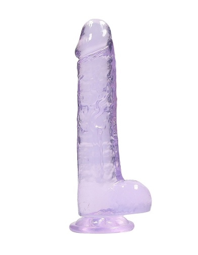 RealRock - 8" Realistic Dildo w Balls - Purple 照片