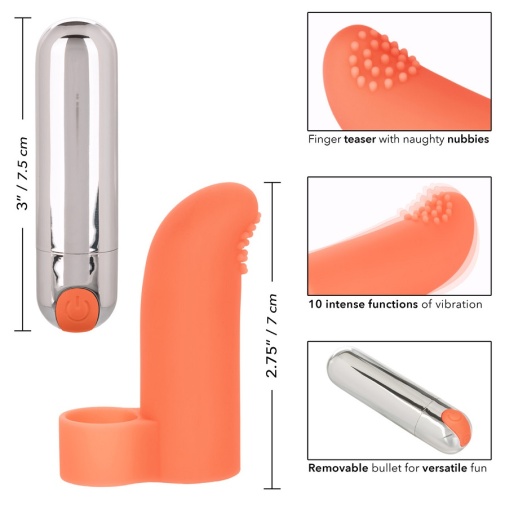 CEN - Intimate Play Finger Tickler - Orange photo