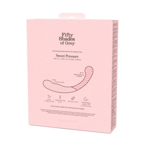 Fifty Shades of Grey – Sweet Pressure Double Vibro Dildo - Black 照片