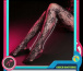 Drywell - C16 Anime Floral Bodystocking - Black photo-10