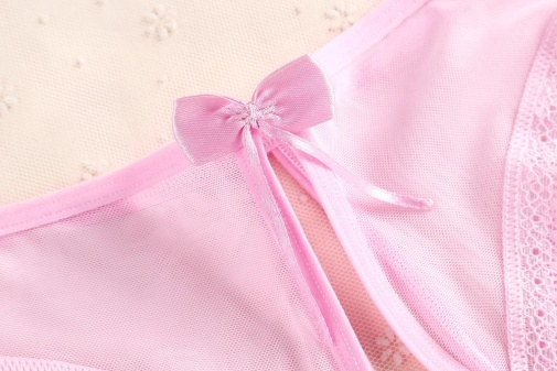 SB - 開襠內褲 229 - 淺粉紅色 照片