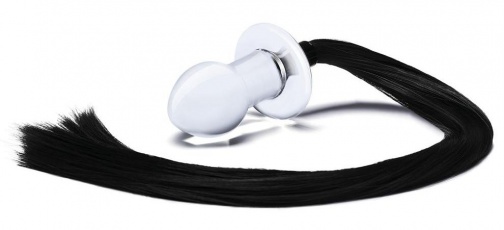 Glas - 3'' Horse Tail Glass Butt Plug photo