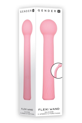 Gender X - Flexi Wand Vibrator - Pink  photo