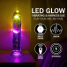RealRock - 7" LED Vibro Dildo - Clear 照片-3