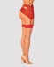Obsessive - S814 Stockings - Red - S/M photo-2
