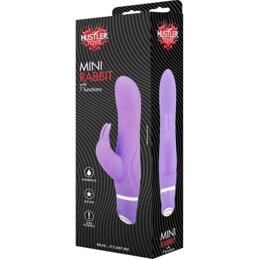 Hustler - Mini Rabbit With 7 Functions - Purple photo