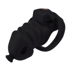 FAAK - Long Resin Chastity Cage - Black 照片