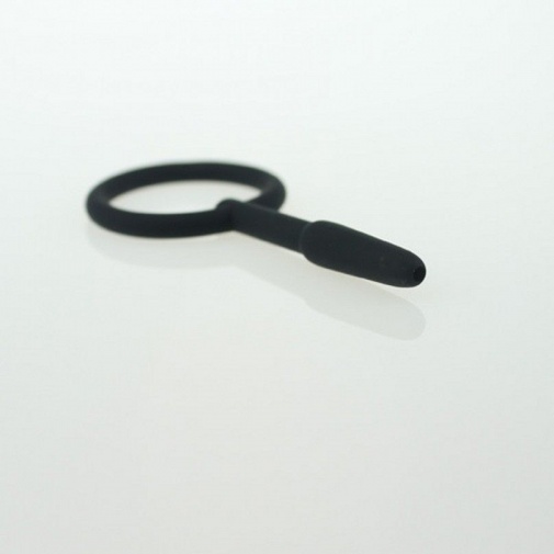 MT - Silicone Urethral Sound 55mm - Black photo