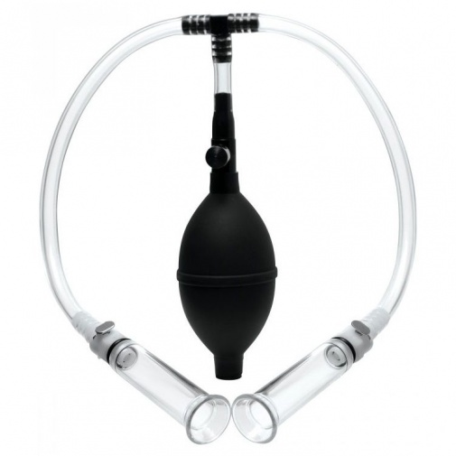 Size Matters - Nipple Pumping System with Dual Detachable Acrylic Cylinders photo