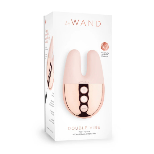 Le Wand - Double Vibe Mini Vibrator - Rose Gold 照片