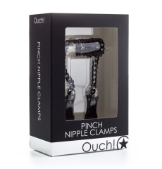 Ouch - Pinch Nipple Clamps - Black photo