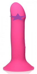 Squeeze-It - 10X 震动假阳具 - 粉红色 照片