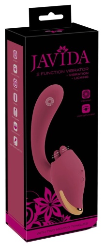 Javida - Licking 2 Function Vibrator - Purple photo