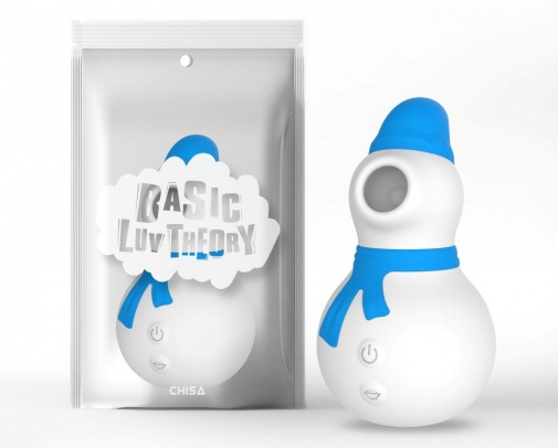 Chisa - Snowman Sucking Massager - Blue photo