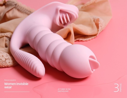 Secwell - Cater Flicking Vibrator - Pink photo