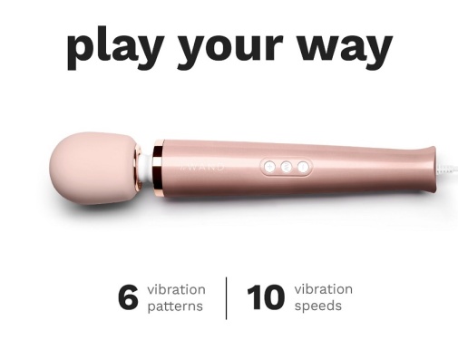 Le Wand - Powerful Plug-In Massager - Rose Gold photo