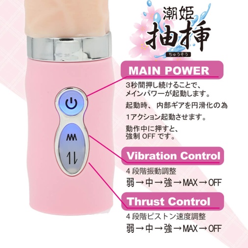 Mode Design - Shiohime Thrusting Vibrator - Flesh photo